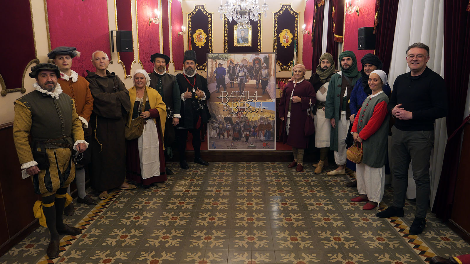 Presentado el cartel anunciador de la VI Recreación Histórica de la Batalla de Berja